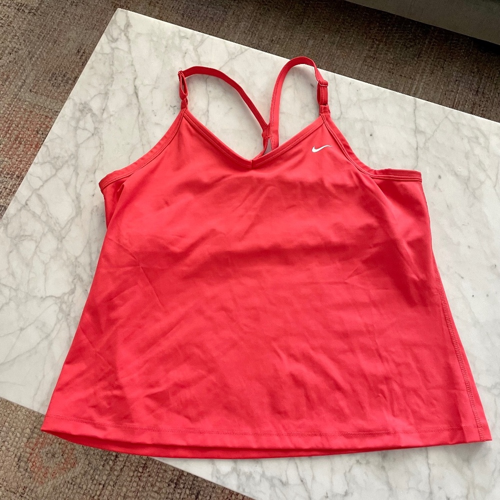 Nike Shelf Bra Racer Back Tank Size XL